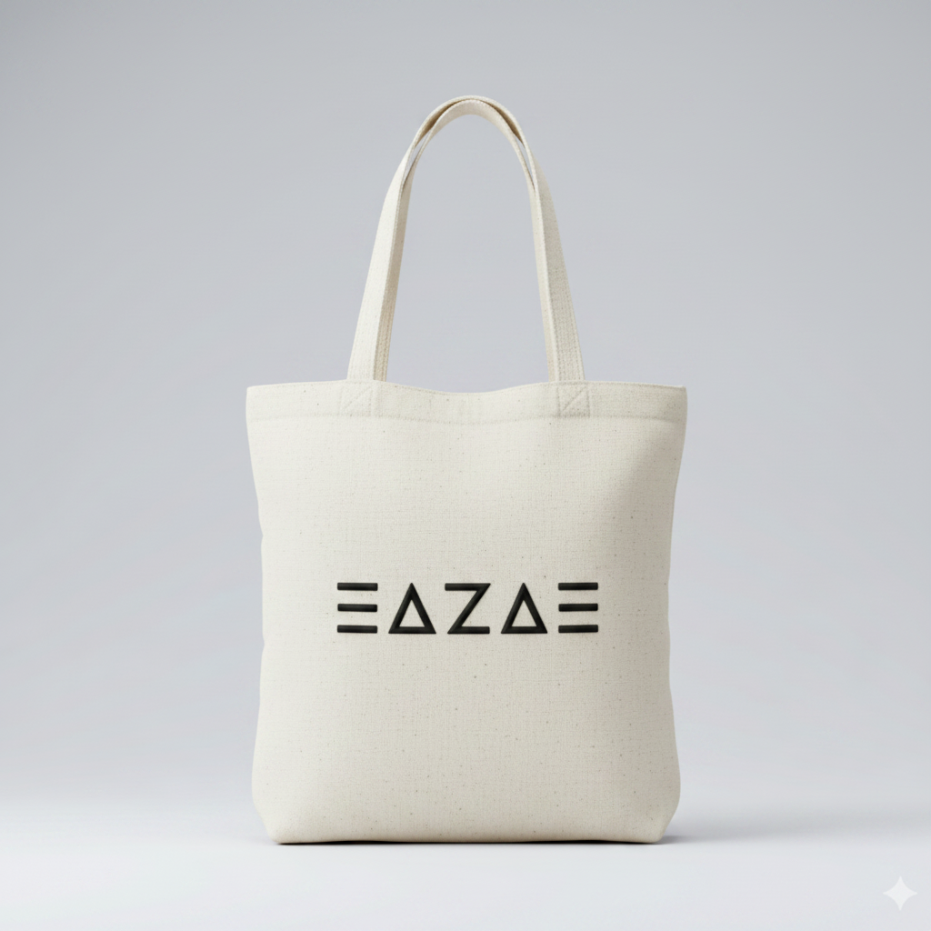EAZAE Tote Bag - White