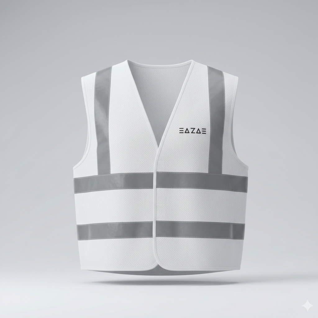 EAZAE Safety Vest (PPE) - White