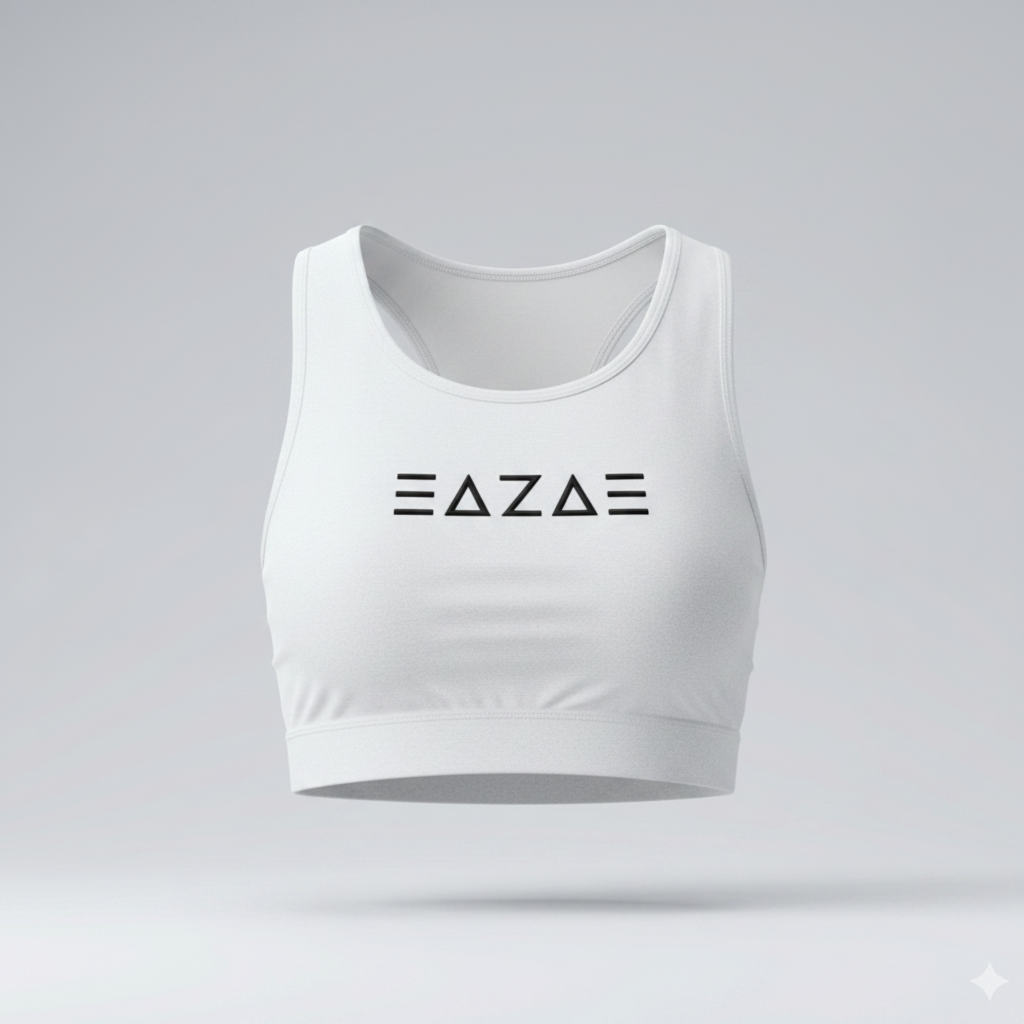 EAZAE Crop Top - White